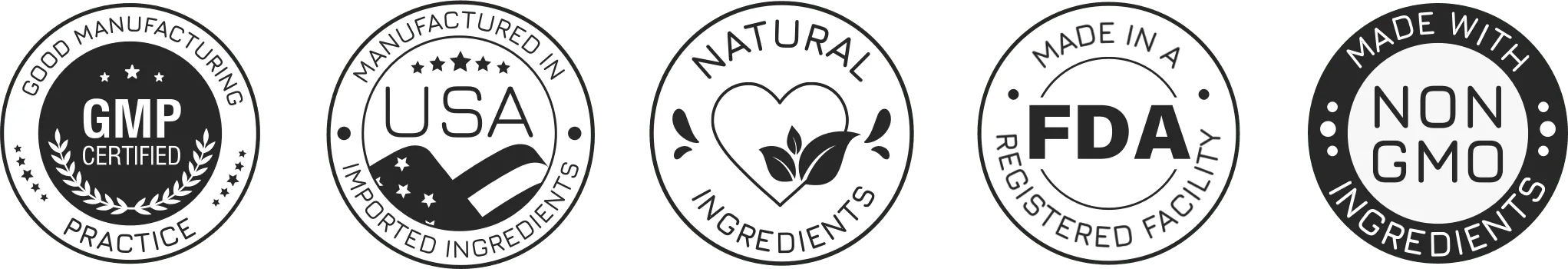 GMP Certified | FDA Registered | Made in USA | Non-GMO | All Natural